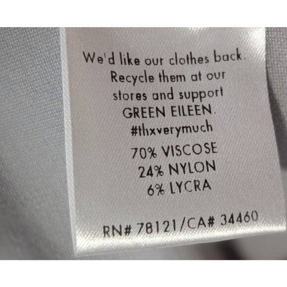 Eileen Fisher Washable Stretch Crepe Straight Leg Pants Soft grey 1X - Picture 9 of 14